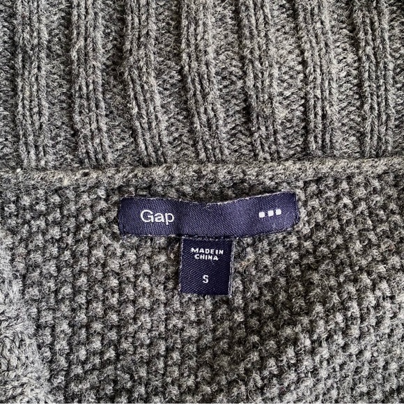 Gap Fair Isle Open Wrap Cardigan Sweater - Picture 5 of 11